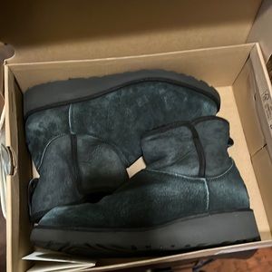 Ladies UGG boots with wedge sole.